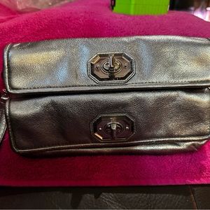 Coach double turn lock evening clutch. Style 45030